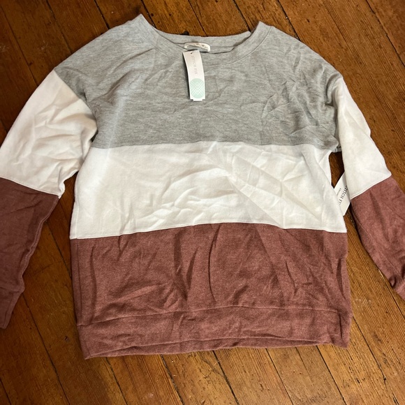 Color Block Fall Sweater - Picture 2 of 2